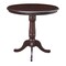 International Concepts Round 36 in Rd Top Pedestal Table, 12 in Leaf, 34.9 inH, Counter Height, Rich Mocha, 36 in W, 48 in L K15-36RXT-6B - alternate 2